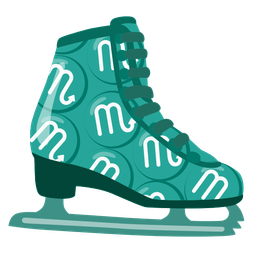 Scorpio and ice skate