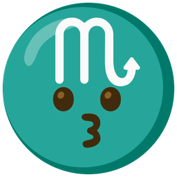 Scorpio and Kissing face