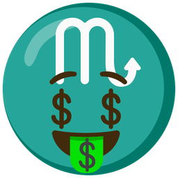 Scorpio and Money-mouth face