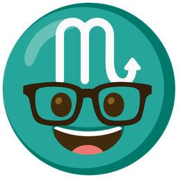 Scorpio and nerd face