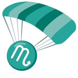 Scorpio and parachute