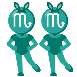 Scorpio and rabbit face