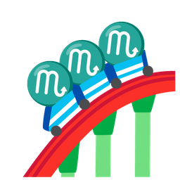 Scorpio and roller coaster