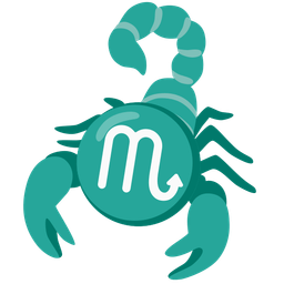 Scorpio and scorpion