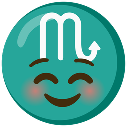 Scorpio and Smiling face