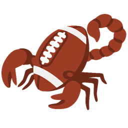 scorpion and american football