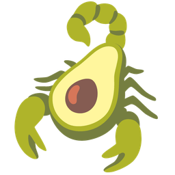scorpion and avocado