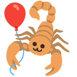 scorpion and balloon