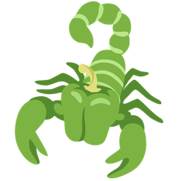 scorpion and bell pepper