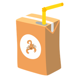 scorpion and beverage box