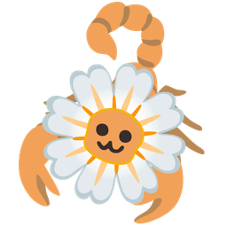 scorpion and blossom