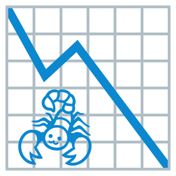 scorpion and chart decreasing