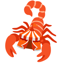 scorpion and circus tent