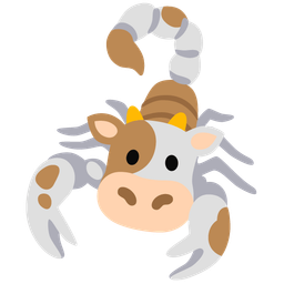 scorpion and cow face