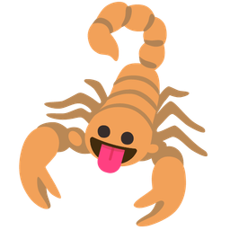 Scorpion and Face with tongue
