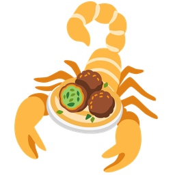 scorpion and falafel