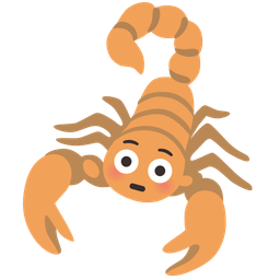 scorpion and flushed face