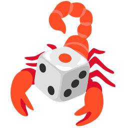 scorpion and game die