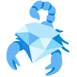 scorpion and gem stone