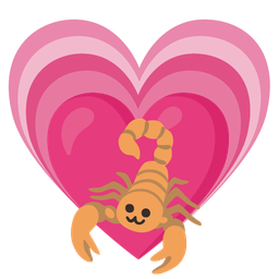 scorpion and growing heart