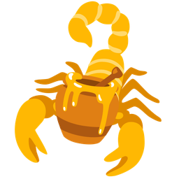 scorpion and honey pot