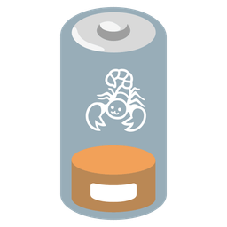 scorpion and low battery