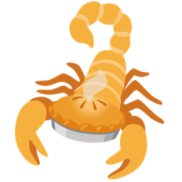scorpion and pie