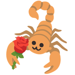 scorpion and rose