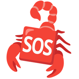 scorpion and SOS button