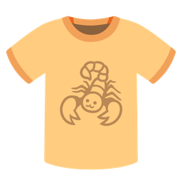 scorpion and t-shirt