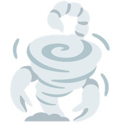 scorpion and tornado