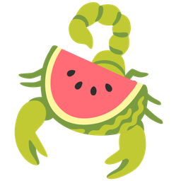 scorpion and watermelon