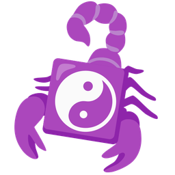 scorpion and yin yang