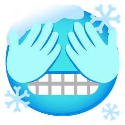 see-no-evil monkey and cold face