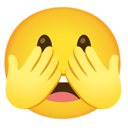 See-no-evil monkey and Grinning face with big eyes