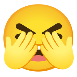 See-no-evil monkey and Grinning squinting face