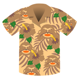 see-no-evil monkey and hibiscus