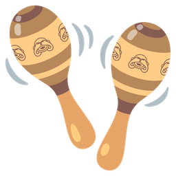 see-no-evil monkey and maracas