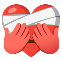 see-no-evil monkey and mending heart