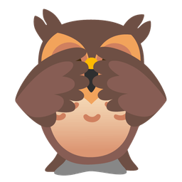 see-no-evil monkey and owl