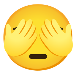 see-no-evil monkey and pensive face