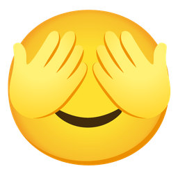 See-no-evil monkey and Slightly smiling face