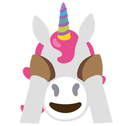 See-no-evil monkey and Unicorn