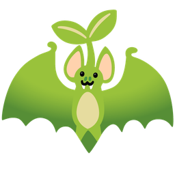 seedling and bat