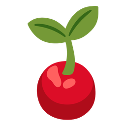 seedling and cherries