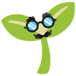 seedling and disguised face