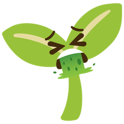 seedling and face vomiting