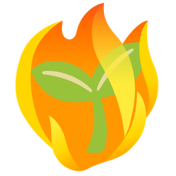seedling and fire