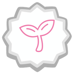 seedling and fish cake with swirl