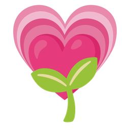 seedling and growing heart